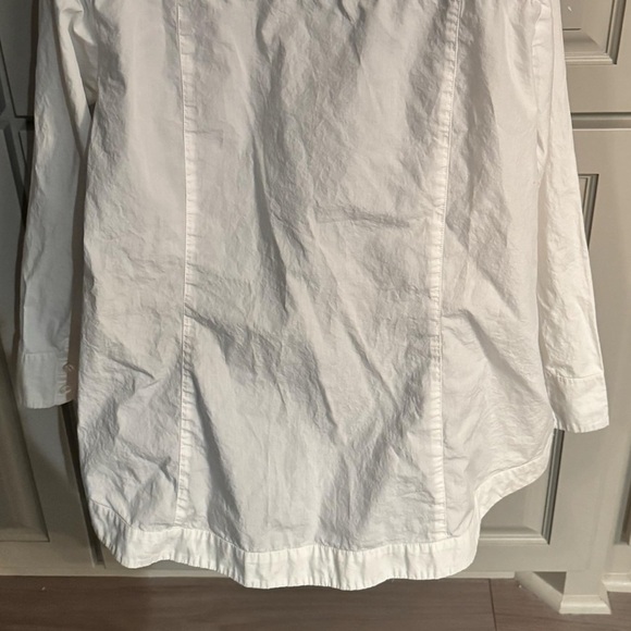 Bliss blass Classic White Button-Up Shirt 1X 100% cotton - Picture 5 of 6